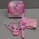 Doctor Kit for Girls -Vet Play Sets for Kids, Pretend Play Doctor Set with Pet Cage and Bunny Toy, Doctor Play Gift for Kids Toddlers Ages 3 4 5 6 Year Old for Role Play (Pink Bunny)