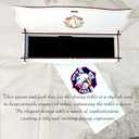 Wooden Cutlery Box  Elegant Spoon & Fork Holder for Dining Table | Single Place Setting Utensil Organizer Case  Available in White, Walnut & Dark Walnut