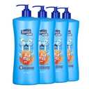 Suave Kids 3-in-1 Tear Free, Body Wash, Shampoo and Conditioners, Dermartologist Tested, Peach Pal, 28 Oz Pack of 4