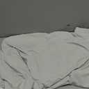 HOMBYS Cooling Bed Wedge Pillow Cover Q-max 0.4 Cool Pillowcases Super Soft & Skin-Friendly with Zipper Design, Removable & Machine Washable Pillowcase, (Light Grey, 25"x25"x8")