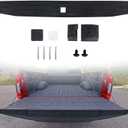 Tailgate Molding Trim Compatible with 2017 2018 2019 2020 2021 2022 Ford F250 F-250 F350 F-350 F450 F-450 Super Duty Flexible Flex Step Cap Top Protector Cover Replaces HC3Z9940602A, FO1904134