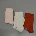 Hyacinth Hyaline Honeycomb Style Woman Socks 3 Pairs Set, Medium