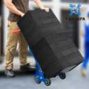 40"x72" Thick Moving Blanket, Heavy Duty Furniture Moving Pads, Quilted Packing Blankets, Black, 1 Count