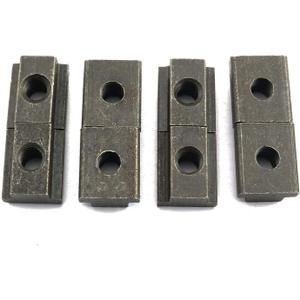 8 Pack M8 T-Slot Nuts Clamping Table Slot Milling T Sliding Nut Block Slot Machine Tool Black