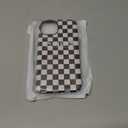 Magnetic for iPhone 13/14 Case Cute Checkered Phone Case, Deep Blue