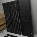 SONGMICS Shoe Rack Bench, 3-Tier Bamboo Shoe Storage Organizer, Entryway Bench, Holds Up to 286 lb, 11.3 x 27.6 x 17.8 Inches, for Entryway Bathroom Bedroom, Ink Black ULBS04H