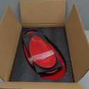 vicrays Large Oval Serving Platters, 16"/14"/10" Porcelain Serving Platters for Party, BBQ,Stackable Serving Trays Serving Plates for Appetizers, Sushi, Restaurant, Dessert, Set of 3 (Red)