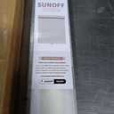 Sunoff Blackout Roller Shades Blinds Cordless for Windows Pull Down Room Darkening Door Blinds with Thermal Insulated Easy to Install for Living Room,Bedroom,Home,Office Bathroom Beige 58" W x 72" H