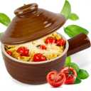 Roe & Moe Egg Cooker - Non-Stick, Ceramic Microwave Egg Poacher with Dome Chimney Lid and Hollow Handle - Reimagine Breakfast with Picture-Perfect Eggs and Delicious Soups with Our Microwave Steamer