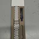 V-MORO Compatible with Apple Watch Band 41mm 42mm 40mm 38mm Series 11/10/9/8 Fashion Strap Women,Stainless Steel Resin Band Bracelet Replacement for iWatch SE 3/7/6/5/4/3/2/1-Starlight