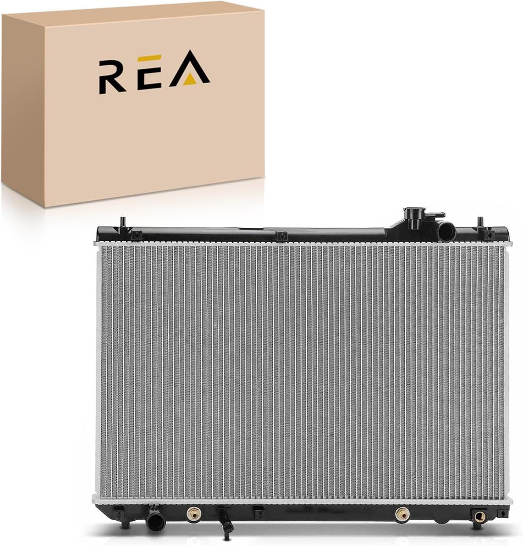 Engine Coolant Radiator Assembly with Transmission Oil Cooler Compatible with Toyota Highlander 2001-2003 V6 3.0L, Highlander 2004-2007 V6 3.3L Replace# 1640020220