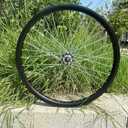 26 inch Double Wall Aluminum Front Rim Heavy Duty Wheel 10G 36 Spokes for MTB/Road/Cruiser Bicycles