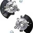 TRQ Front Wheel Bearing & Hub Assembly with Knuckle Pair for Tribute Escape New