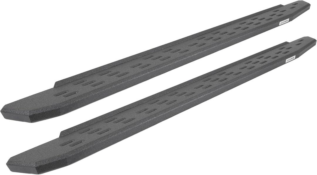 Go Rhino RB30 Running Boards | 80", Galvanized Steel, Protective Bedliner Coating | 69600080T