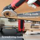 S&F STEAD & FAST Electric Box Cutter 4V, Cordless Electric Scissors for Cardboard, Power Cutter with Case for Crafts, Leather, Paper