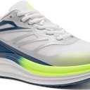 Men's Orthopedic Sports Shoes: Comfort Diabetic Plantar Fasciitis Arch Support Flat Feet Neuropathy Trail Sneakers, Casual Breathable Pain Relief Athletic Tennis Walking Shoes White Blue Size 11.5