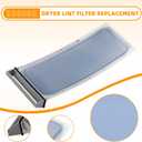AMI PARTS 339392 339392V Dryer Lint Filter Case Screen Replacement Parts Fit for whirl-pool, ken-more - Repalce 337133, 337448, 337451, 337488, 338405, 338406, 339391, 341030, 341429, 346671, etc