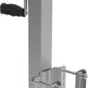 2,500 Lbs Heavy Duty Trailer Jack, Fixed Mount Jack w/Drop Leg, Silver
