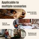 Decorative Night Light with Bluetooth Speaker | Cute Desktop Decor, Portable & Rechargeable, 4 Color Modes + White Noise | Ideal Gift for Home, Office, Travel |Black