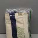 TeeYee 16oz Canvas Tote Bag Casual Multi pockets Handbags Large Capacity Shopping Shoulder Bag with Pocket Bags Work Purses (134blueL, Large)