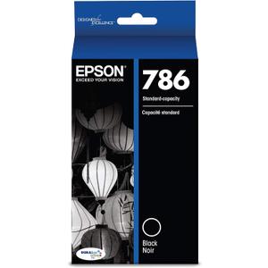 EPSON 786 DURABrite Ultra Ink Standard Capacity Black Cartridge (T786120-S) Works with WorkForce WF-5110, 5190, 5620, 5690