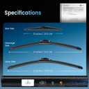 Wiper Blades 22"+21"+12", for Dodge Durango, Jeep Grand Cherokee
