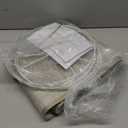 Drum Lampshades Set of 2, Fabric Lampshades for Table Lamps Floor Lamps, Medium Lampshades 11.6" Top x 12.6" Bottom x 9.8" High, Easy Assembly Shades Replacement, Natural Linen Hand Crafted (Spider) (Farmhouse Brown)