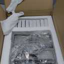 Modern Crystal Wall Sconces,Chrome Wall Light Fixtures,Luxury Indoor Wall Lamp,K9 Crystal Vanity Wall Mount Lamps,Industrial Sconce Lighting for Bathroom Living Room,Bedsides,Hallway,Bedroom (Smoky Gray and Clear)