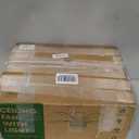 42 Inch Flush Mount Ceiling Fans with Lights and Remote Control, Low Profile Farmhouse Ceiling Fan for Bedroom Living Room and Patio, Black Caged Ceiling Fan for Indoor and Outdoor