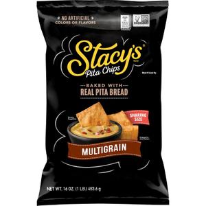 2 x Stacys Pita Chips, Multigrain, No Artificial Colors or Flavors, 16 oz Bag (EXP 08/25/26)