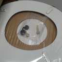 Bemis 400TTA Economy Durable Wood Toilet Seat, Made in USA, Round, White