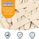 100pcs Wooden Candle Wick Holders, Candle Wick Centering Devices for Candle Making, Candle Wick Bars, Wick Clips for Canld Centering Tool