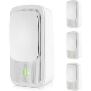 4 x Plug In Negative Ion Air Purifier 4 Pack Quiet Air Ionizers, Mini Air Fresheners for Home, Bedroom, Office, Kitchen, Portable Odor Eliminator for Smoke, Dust, Pet Smell