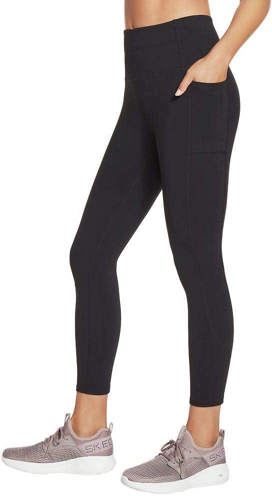 Skechers Women's Go Walk High Waisted 7/8 Legging (Black, M)
