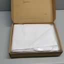 HOMBYS 120 x128 Inch, Ultra Soft Microfiber White Duvet Cover for All Season with Ziper Closure, 8 Coner Tabs (White, Oversized King Plus)
