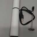 INFOOD Milk Frother Rechargeable with Cover - Coffee Frother Wand, Drink Mixer Handheld with 2 Detachable Stainless Whisks 2 Speed Adjustable for Latte, Cappuccino, Hot Chocolate, Egg, White