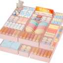 DIMJ Drawer Organizer Clothes Storage - 18 Pack Baby Dresser Organizer for Nursery, Foldable Closet Drawer Organizer Bins for Bedroom Organization, Fabric Storage Dividers for Socks, Underwears, Bras