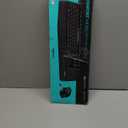 Logitech MK345 Wireless Keyboard and Mouse Combo with Palm Rest, 2.4 GHz USB Receiver, Compatible with PC, Laptop, Black (Pack of 1)