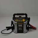 STANLEY J309 Portable Power Station Jump Starter 600 Peak Amp Battery Booster, 3.1A USB Ports, Battery Clamps