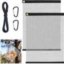 2 Pack Ultralight Rodent Proof Bear Bags,Wire Mesh Hanging Food Storage for Camping & Backpacking, Critter Protection Kit Includes Nylon Rope & Carabiners for Easy Hanging