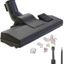 Vacuum Attachments & Brushes, 32MM Universal Vacuum Brush Attachment, Replacement Floor Brush Compatible with Models NEN110A, NEN110B, NEN110D 3670M, 3680, 3670G Series (Black)