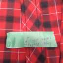 JMBONHEUR Men's Western Cowboy Pearl Snap Buttons Plaid Short Sleeve 2 Pockets with Pen Holder Lightweight Casual Shirt (Red Black #22, L)