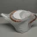 Metal Watering Can with Removable Spout, Galvanized Watering Can, Perfect for Indoor Use and for Outdoor Use (1 Gallon, White)