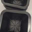 ANNKUT 6 Inch Heavy Duty Bed Risers, Furniture Risers for Desk, Chair, Table or Sofa, Couch Lift Risers, Supports up to 2200 lbs per Leg(6 Pack Black)