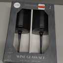 Core Home Wine Glass 2-Pack, 14oz, 2 Pack, Blue