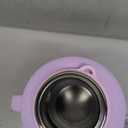 Coolflask Half Gallon Water Bottle with Straw, 64 oz Insulated Stainless Steel Water Jug With Handle Metal Double-Walled Vacuum Large Flask With Strap Leakproof, Keep Cold 48 Hrs Hot 24hrs, Lavender