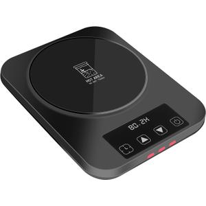 Sourdough Starter Warmer Precise 1F Thermostat Control (70100F), Auto On/Off, 12-Hour Timer, Fits Jars Up to 40oz, Ideal for Home Baking and Fermentation(Black)