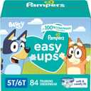 Pampers Training Pants - Easy Ups Boys & Girls Bluey - Size 5T-6T, 84 Count, Children's Potty Underwear (Packaging May Vary)