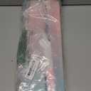 1.5 Inch Extra Large Curling Wand for Long Hair - Ceramic Tourmaline Barrel with 40000000 Negative Ions, 2 Clips & Heat-Resistant Glove (White)