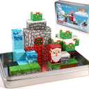 Travel Magnetic Blocks Set  40PCS Christmas STEM Building Toys for Kids Ages 3-5, 5-7, 4-8, 8-12, Non-Toxic & Fully Encased Magnets (40 PCS Travel Magnetic Blocks)